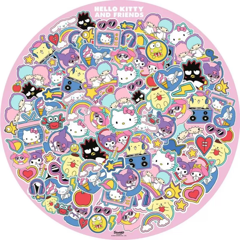 Ravensburger Puzzle Hello Kitty and Friends — 500 dielikov, okrúhle