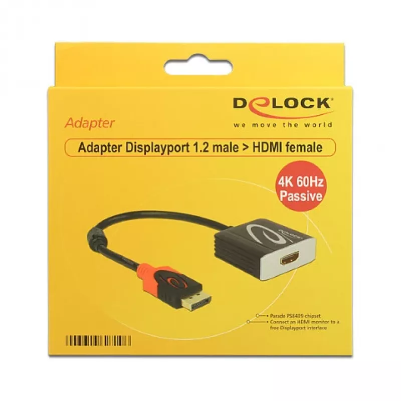 Kábel DisplayPort HDMI DeLOCK 0,2 m