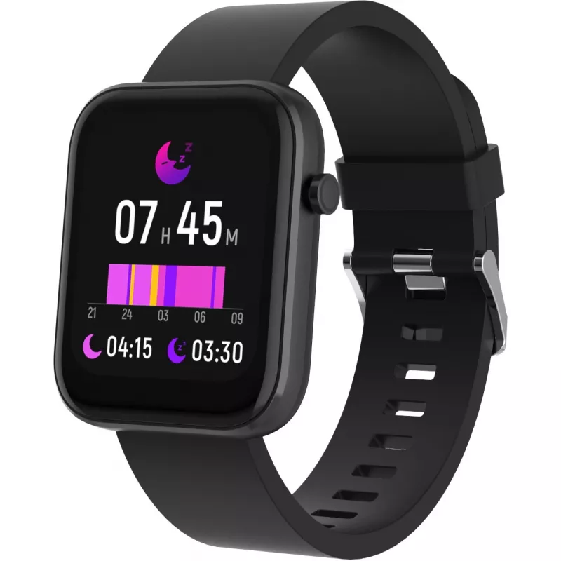 DENVER SW-182 - smartwatch s náramkom - 4,3 cm (1,7 inch) displej - Bluetooth - čierny (116111000580)