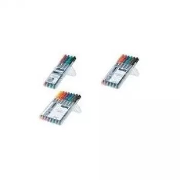 Marker Staedtler 311 WP4 4 ks čierna modrá zelená červená