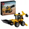 Stavebnica LEGO Technic Backhoe Loader 42197 — kĺbové riadenie, funkčný nakladač, 104 dielov, odporúčaný vek 7+