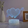 Manta SNL115RGB RGB 3D srdce dekoratívna súprava LED lámp
