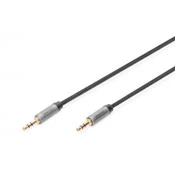 Digitus audio prepojovací kábel 3,5 mm jack na 3,5 mm jack 1,8 m čierny