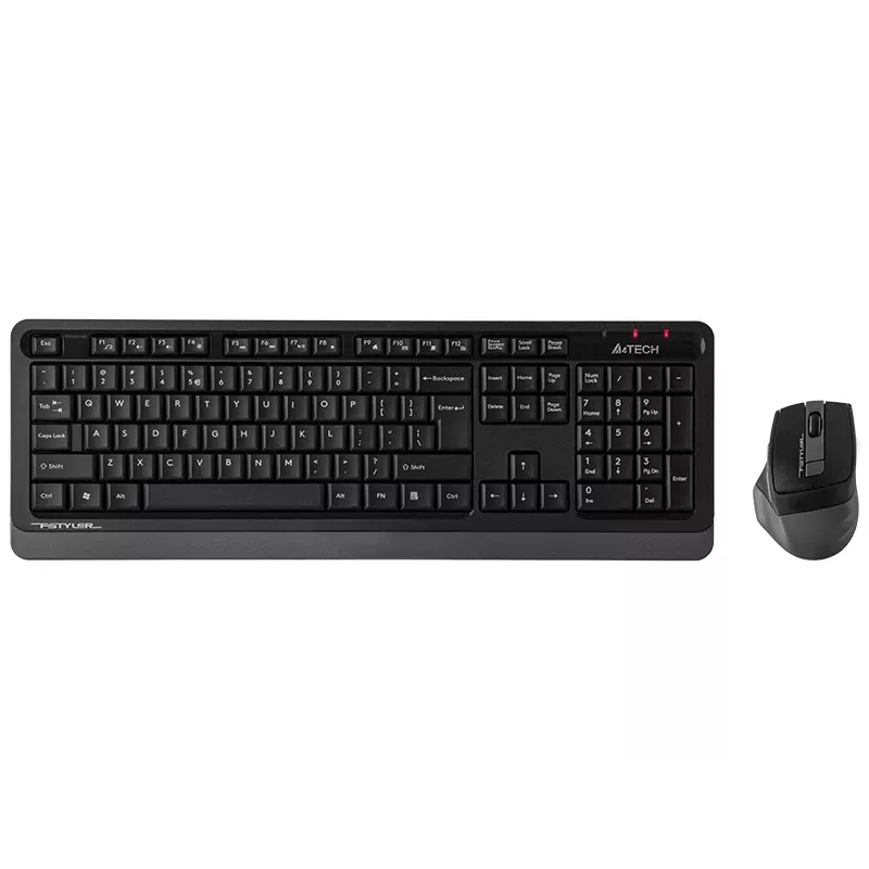 A4Tech FStyler FG1035 bezdrôtová súprava klávesnice a myši, 2,4G, sivá