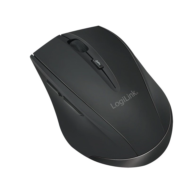 Logilink bezdrôtová myš BT5.0, ergonomická, čierna