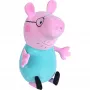 Mäkká plyšová figúrka SIMBA Peppa Pig Papa Pig, 37 cm, plyšová figúrka na maznanie a hranie