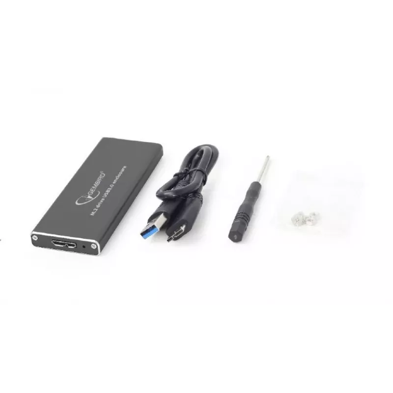 GEMBIRD EE2280-U3C-01 Gembird puzdro M.2 na USB 3.0, hliník, čierna