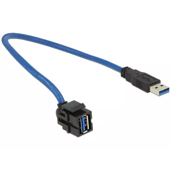 USB kábel DeLOCK 86375 USB 3.2 Gen 1 0,5 m USB A modrý