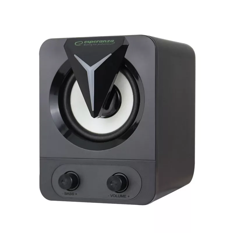 Esperanza EGS107 reproduktor 2.1 USB LED 5 W čierny