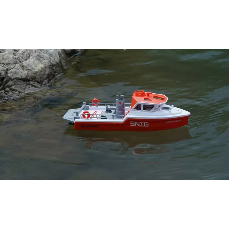 Amewi záchranný čln brushless prúdový pohon 320mm RTR biela/oranžová (26116)