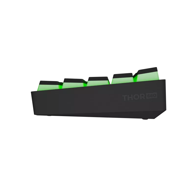 HERNÁ KLAVESNICA GENESIS THOR 660 G2 US BLACK WIRELESS RGB MECHANICAL GATERON BROWN