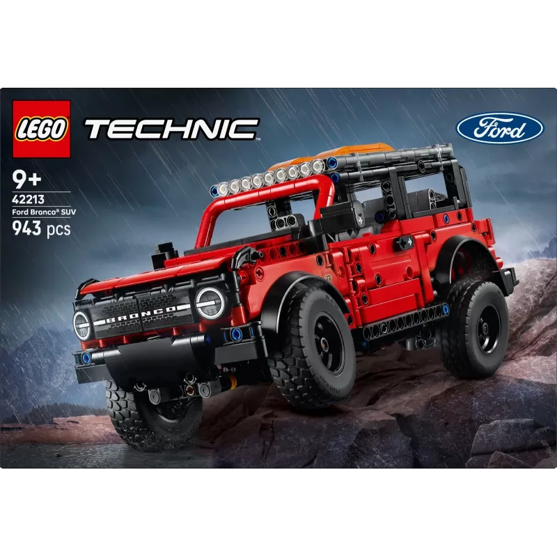 LEGO Technic stavebnica Ford Bronco Off-Roader 4x4 model 42213 — 943 dielov, vek 9+