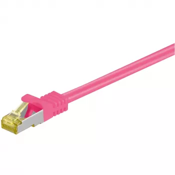 Sieťový kábel Goobay RJ-45 CAT7 5m purpurový S/FTP