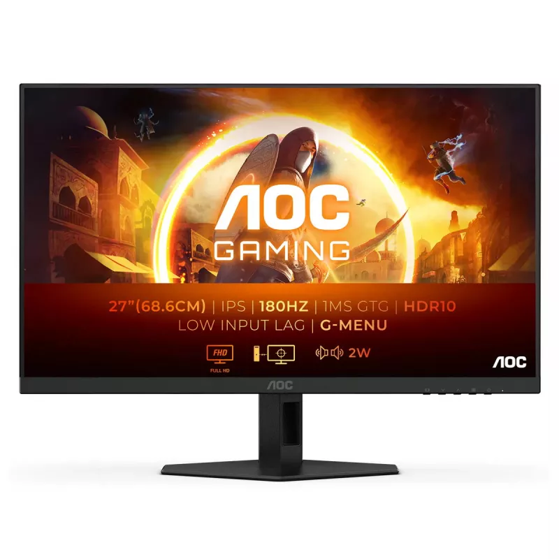 AOC 27G4XE počítačový monitor 68,6 cm (27 inch) 1920 x 1080 pixelov Full HD LCD čierny, sivý
