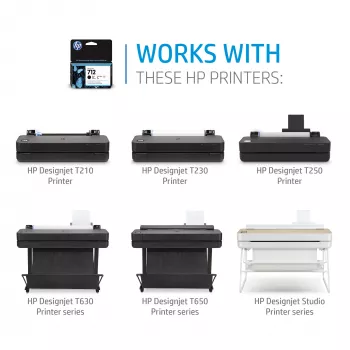HP 712 29 ml žltá atramentová kazeta DesignJet