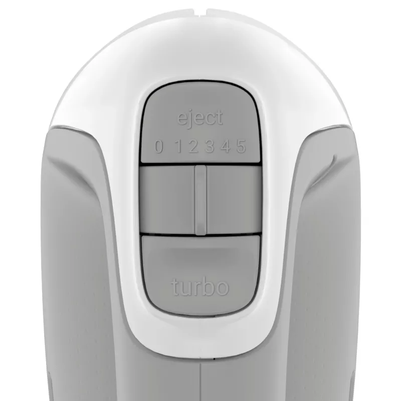 Ručný mixér Tefal Prep'Mix HT450B — 450 W, 5 rýchlostí, turbo, kovové metly, biela