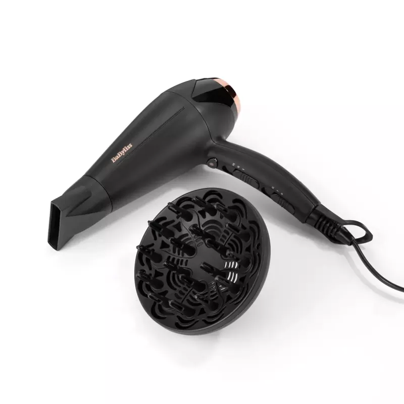Fén BABYLISS D570DE Turbo Shine 2200 W s difúzorom a koncentrátorom