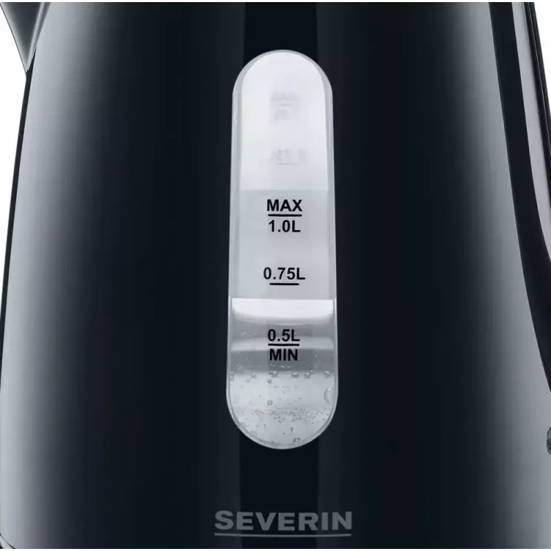 Elektrická kanvica na vodu Severin 1 l 2200 W čierna