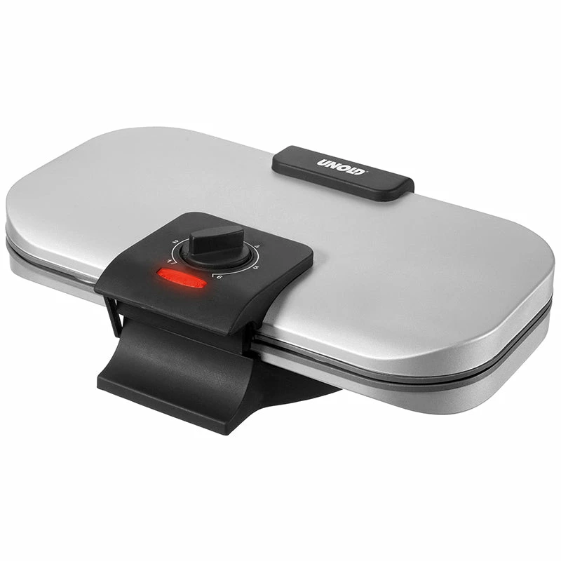 Unold 48241 vaflovač 2 vafle 1300 W čierna, strieborná