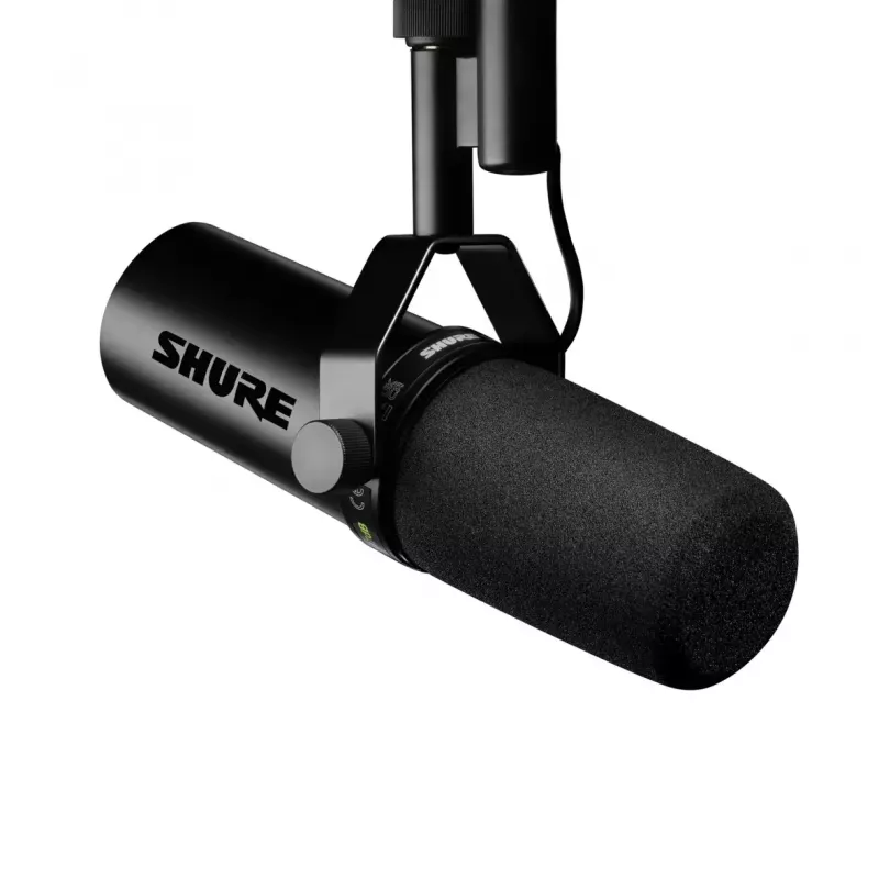 Shure SM7dB dynamický vokálny mikrofón s vstavaným predzosilňovačom, kardioidný, káblový, čierny