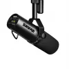 Shure SM7dB dynamický vokálny mikrofón s vstavaným predzosilňovačom, kardioidný, káblový, čierny