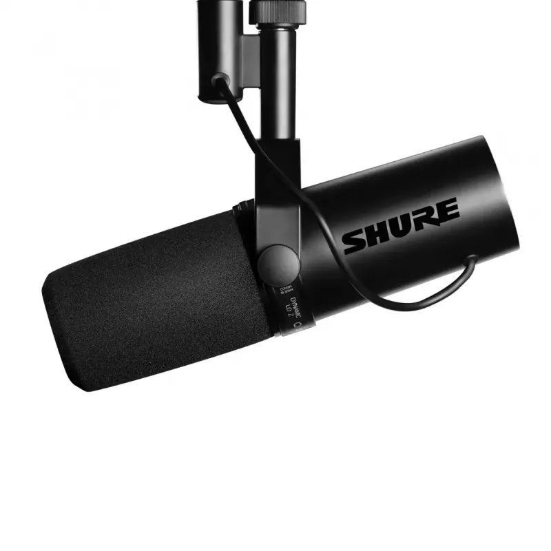 Shure SM7dB dynamický vokálny mikrofón s vstavaným predzosilňovačom, kardioidný, káblový, čierny