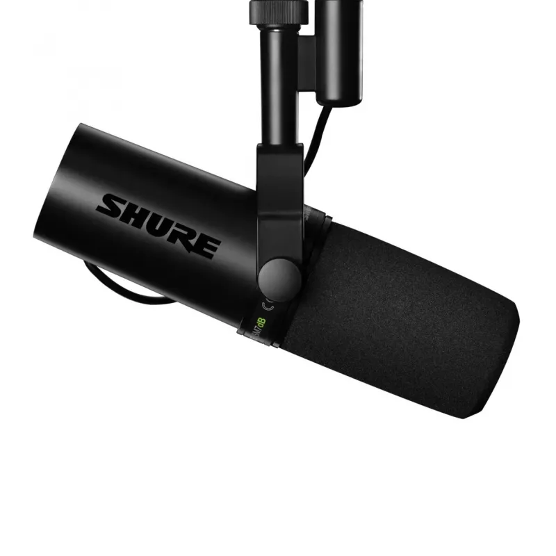 Shure SM7dB dynamický vokálny mikrofón s vstavaným predzosilňovačom, kardioidný, káblový, čierny