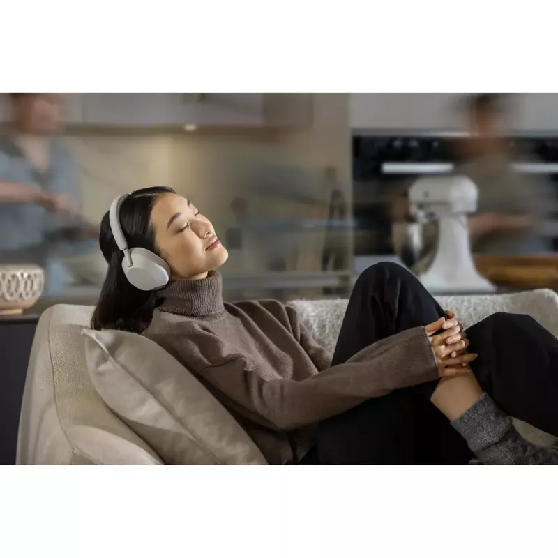 Sony WH-1000XM5 headset káblový & bezdrôtový hlavový mostík telefonovanie/hudba Bluetooth strieborná, biela
