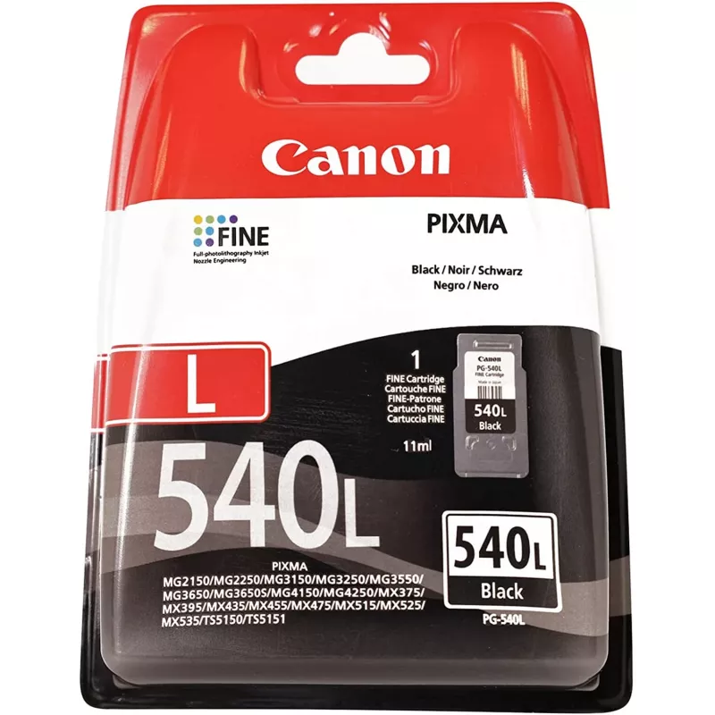 Canon PG-540L atramentová kazeta 1 ks originálna štandardná výdrž čierna