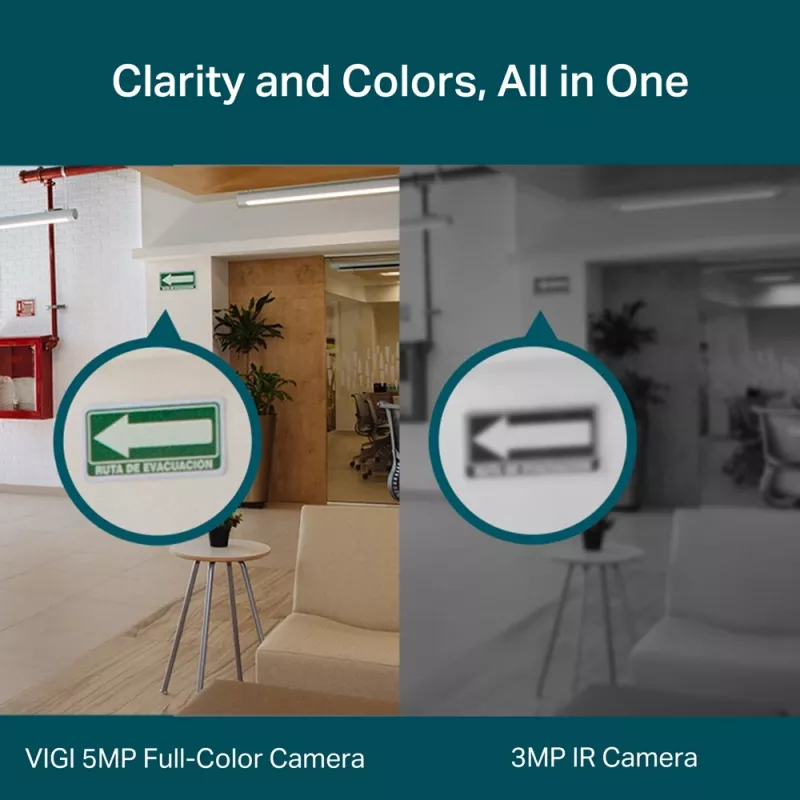 TP-Link VIGI 5MP Full-Color Turret sieťová kamera