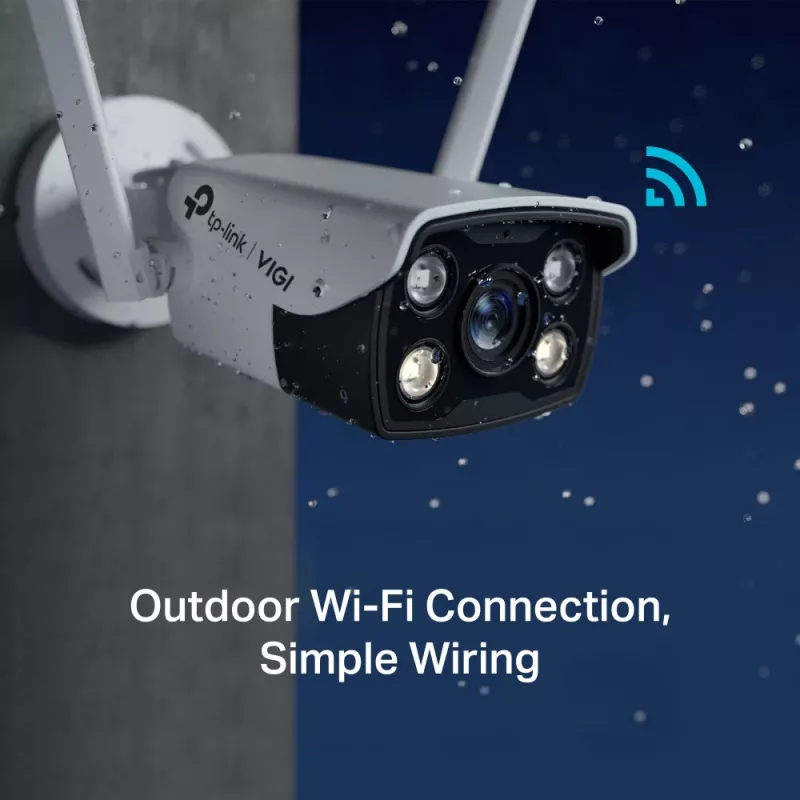 TP-Link VIGI 4MP vonkajšia Full-Color Wi-Fi Bullet sieťová kamera
