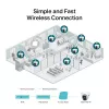 TP-Link VIGI 4MP Full-Color Wi-Fi Turret sieťová kamera