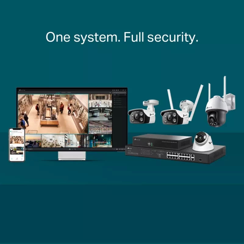 TP-Link VIGI 4MP Full-Color Wi-Fi Turret sieťová kamera