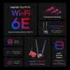 TP-Link AXE5400 Wi-Fi 6E Bluetooth 5.2 PCIe adaptér, interný, bezdrôtový, PCI Express, WLAN / Bluetooth, 5400 Mbit/s, čierna, červená