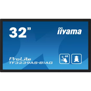 iiyama TF3239AS-B1AG počítačový monitor 80 cm (31,5 palcov) 1920 x 1080 pixelov Full HD LED dotyková obrazovka čierna