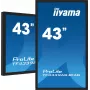 iiyama TF4339AS-B1AG počítačový monitor 108 cm (42,5 palcov) 3840 x 2160 pixelov 4K Ultra HD LED dotyková obrazovka čierna