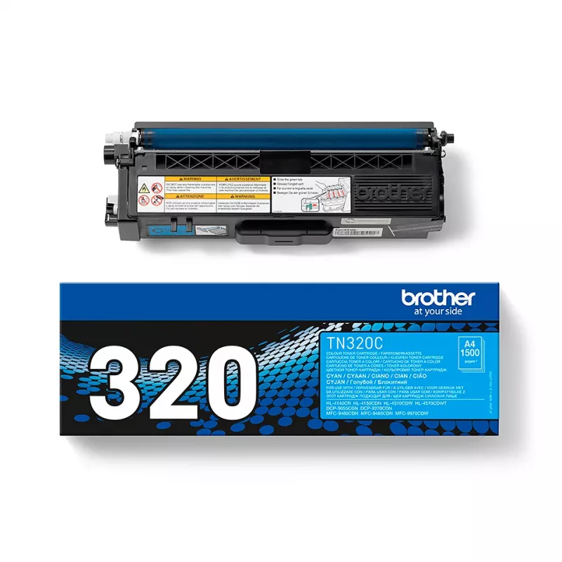 Brother TN-320C tonerová kazeta 1 ks originálna azúrová