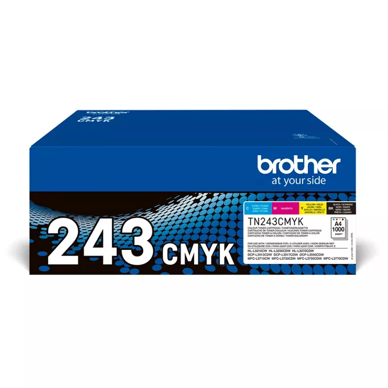 Brother TN-243CMYK tonerová kazeta 1 ks originál čierna, azúrová, purpurová, žltá