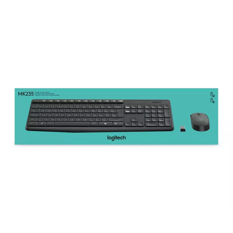 Bezdrôtová klávesnica a myš Combo Logitech MK235