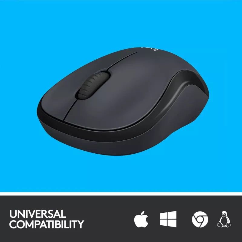 LOGITECH M220 SILENT bezdrôtová myš čierna