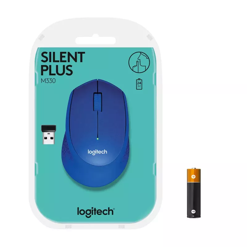 Myš Logitech M330 SILENT PLUS RF Wireless