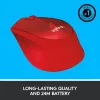 LOGITECH M330 Silent Plus červená
