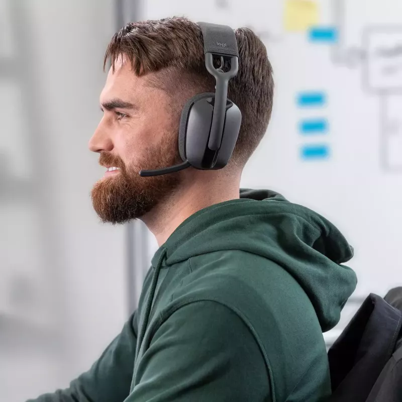 LOGITECH Headset – Zone Vibe 100 – bezdrôtový – Bluetooth – grafitový