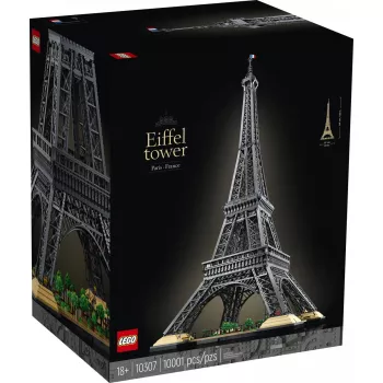 LEGO Icons Eiffelova veža 10307 stavebnica — 10 001 dielov, vystavovací model pre dospelých (18+), výška 1490 mm