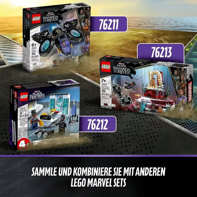 LEGO Marvel sada 76211 Shurina loď — stavebná sada s minifigúrkami