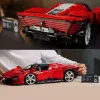LEGO Technic stavebnica Ferrari Daytona SP3 v mierke 1:8, 3 778 dielov, červená, 6,99 kg