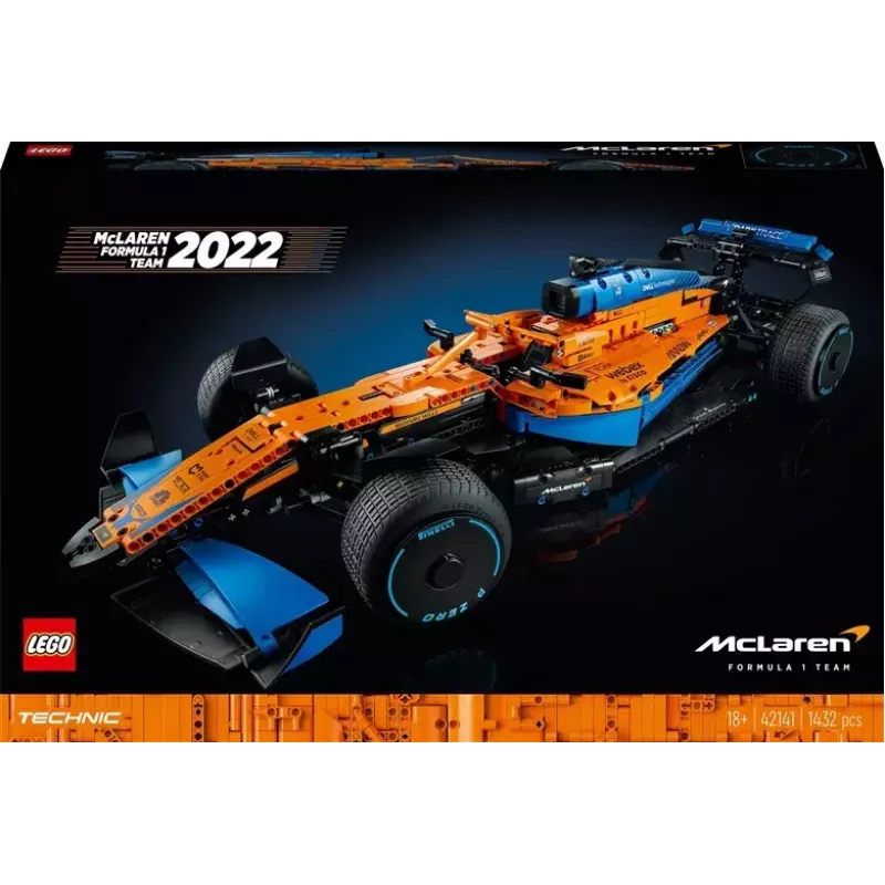 LEGO Technic pretekárske auto McLaren Formule 1 42141 model v mierke 1:10