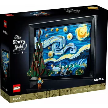 LEGO Vincent van Gogh Hviezdna noc 3D stavebnica, Ideas 21333, 2 316 dielov, 18+