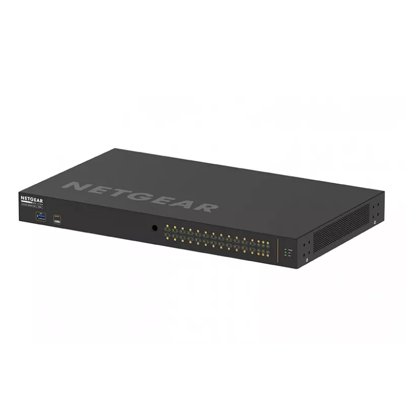 NETGEAR GSM4230P-100EUS sieťový switch Managed L2/L3 Gigabit Ethernet (10/100/1000) Power over Ethernet (PoE) 1U čierna