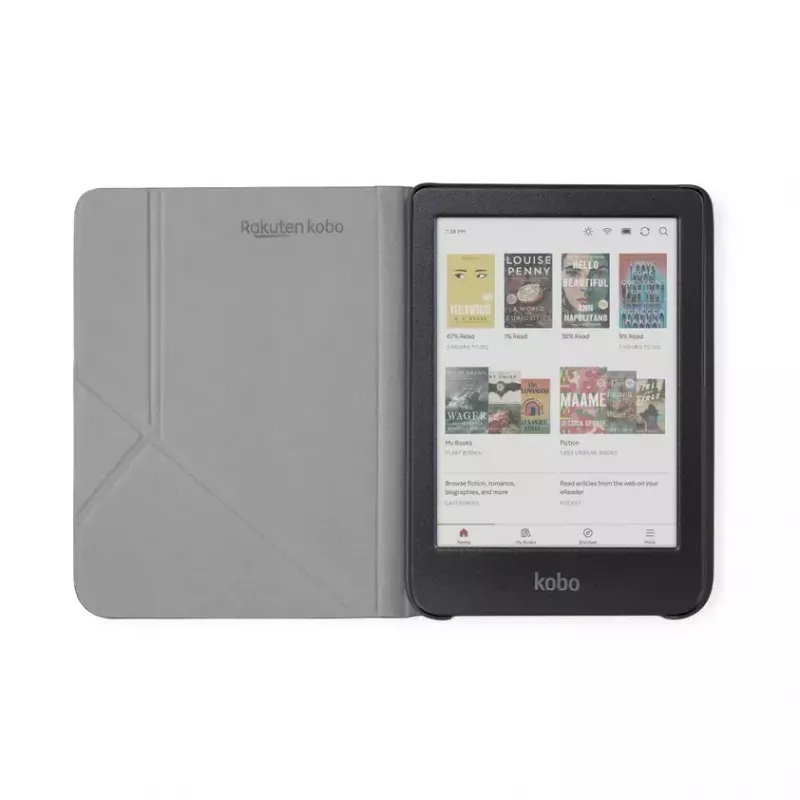 Puzdro na čítanku Rakuten Kobo SleepCover 15,2 cm čierne